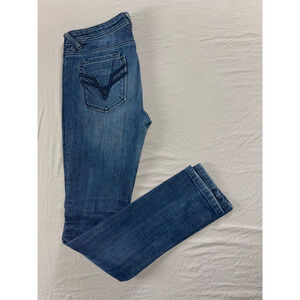 Vigoss Dublin Skinny 5-Pocket Stretch Denim Jeans. Perfectly Broken In, Size 28.
